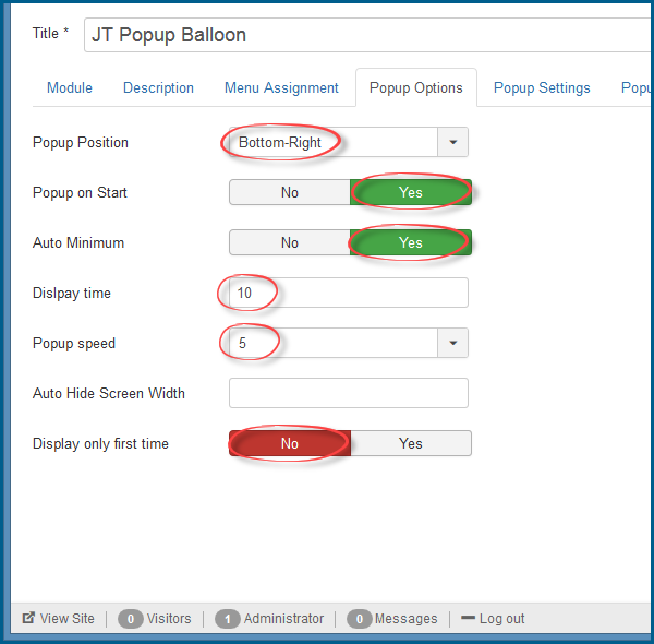 JT Popup Balloon Pro Options JT Popup Balloon Pro Options